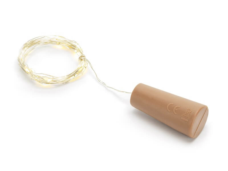 Décoration LED Bouteille avec bouchon 