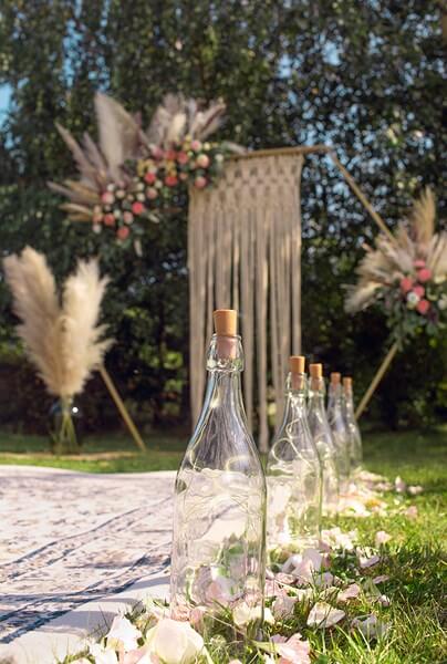 Décoration LED Bouteille avec bouchon 