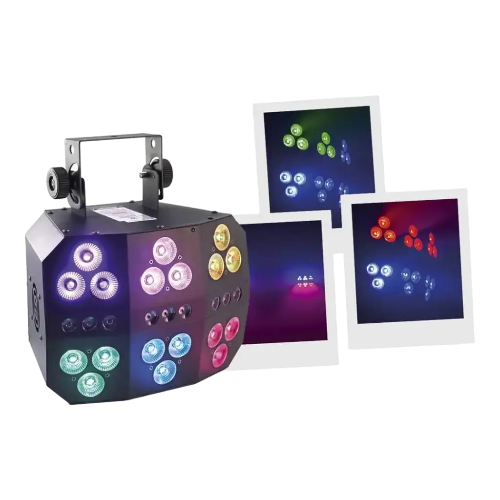 MACHINE A EFFET LED -  6 PACK LED PAR - BOOMTONE DJ