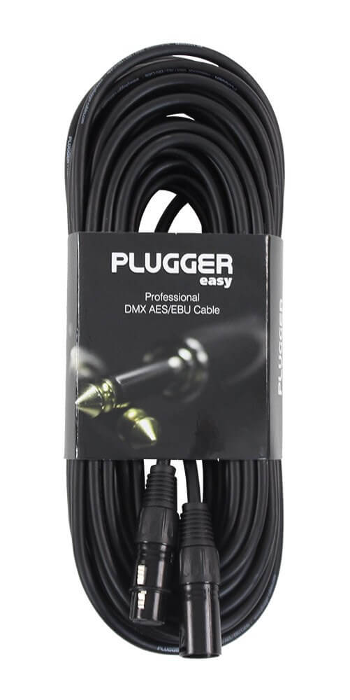 CÂBLE DMX XLR FEMELLE 3B - XLR MÂLE 3B 15M EASY - PLUGGER