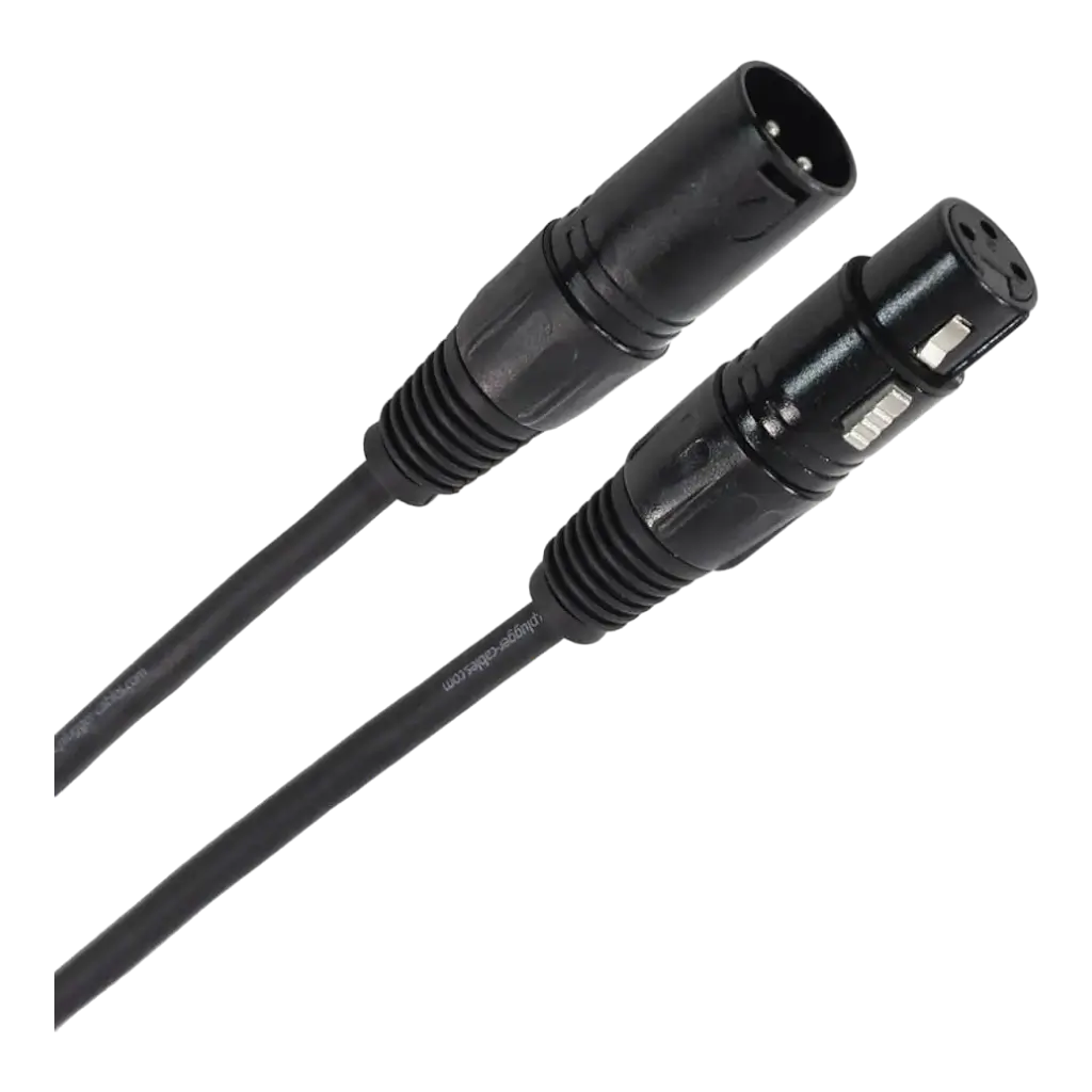 CÂBLE DMX XLR FEMELLE 3B - XLR MÂLE 3B 3M - PLUGGER