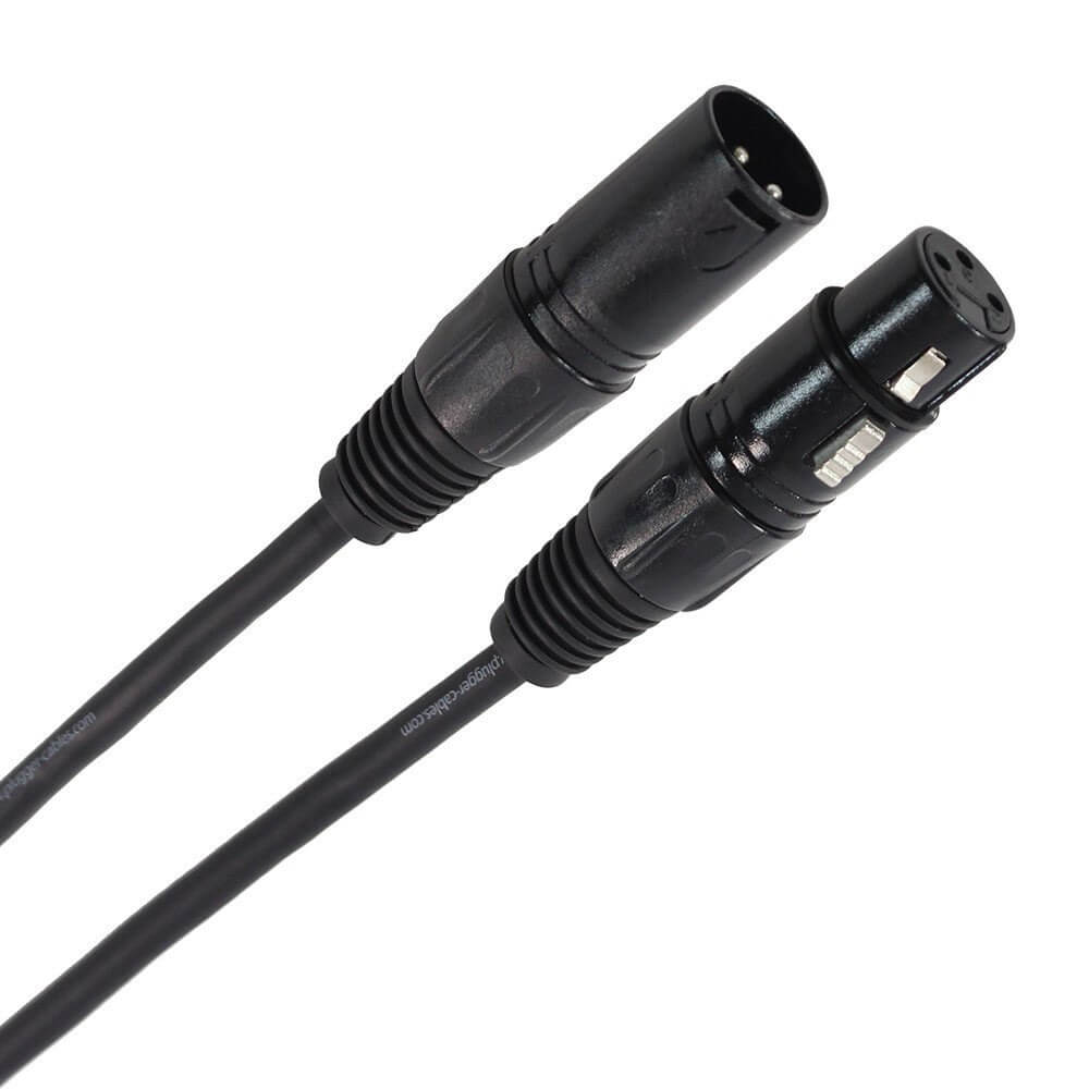 CÂBLE DMX XLR FEMELLE 3B - XLR MÂLE 3B 3M - PLUGGER