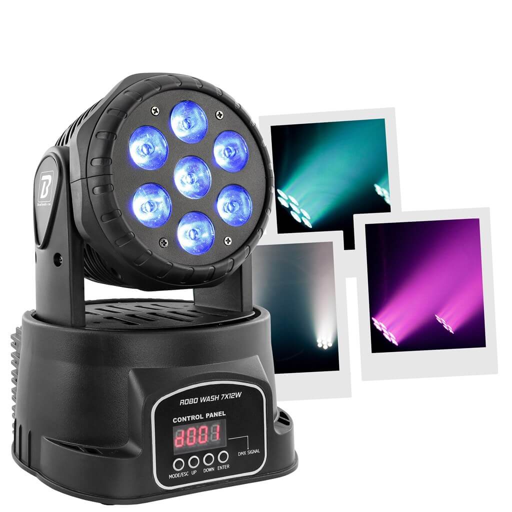 LYRE WASH - ROBO WASH 7X12W - BOOMTONE DJ 