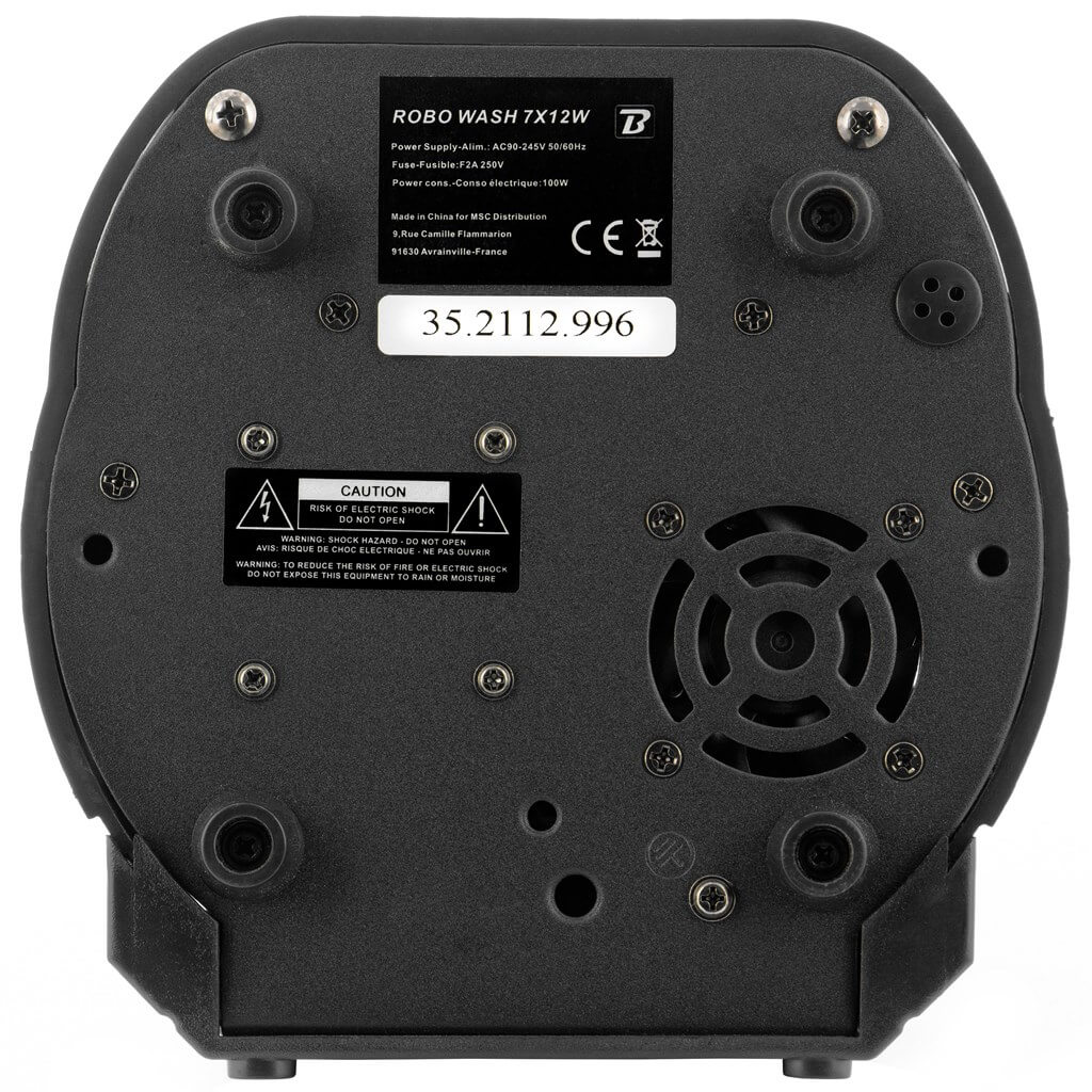 LYRE WASH - ROBO WASH 7X12W - BOOMTONE DJ 