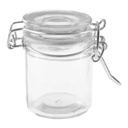 Pot en verre hermétique ø 4.3x6cm (lot de 4)