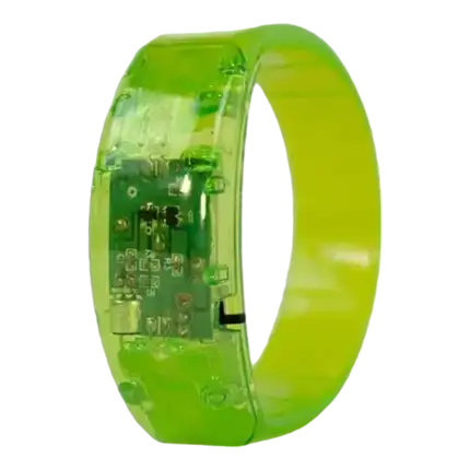 Bracelet Lumineux Rythmé - VERT