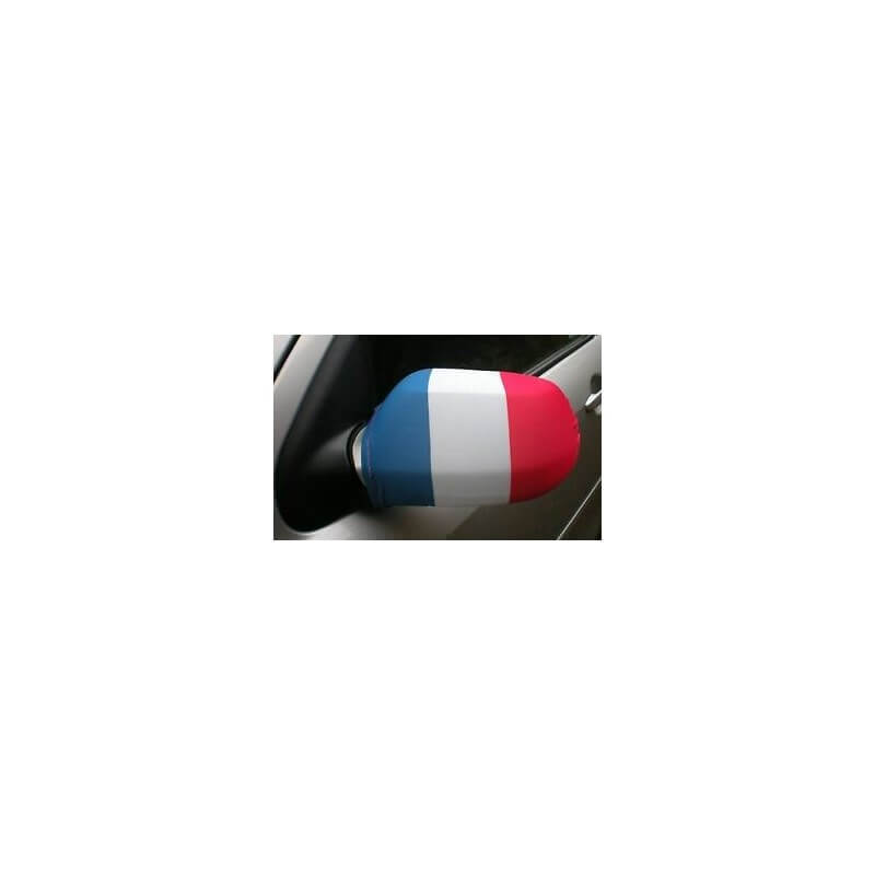 2 HOUSSES POUR RÉTROVISEUR VOITURE - FRANCE BLEU BLANC ROUGE