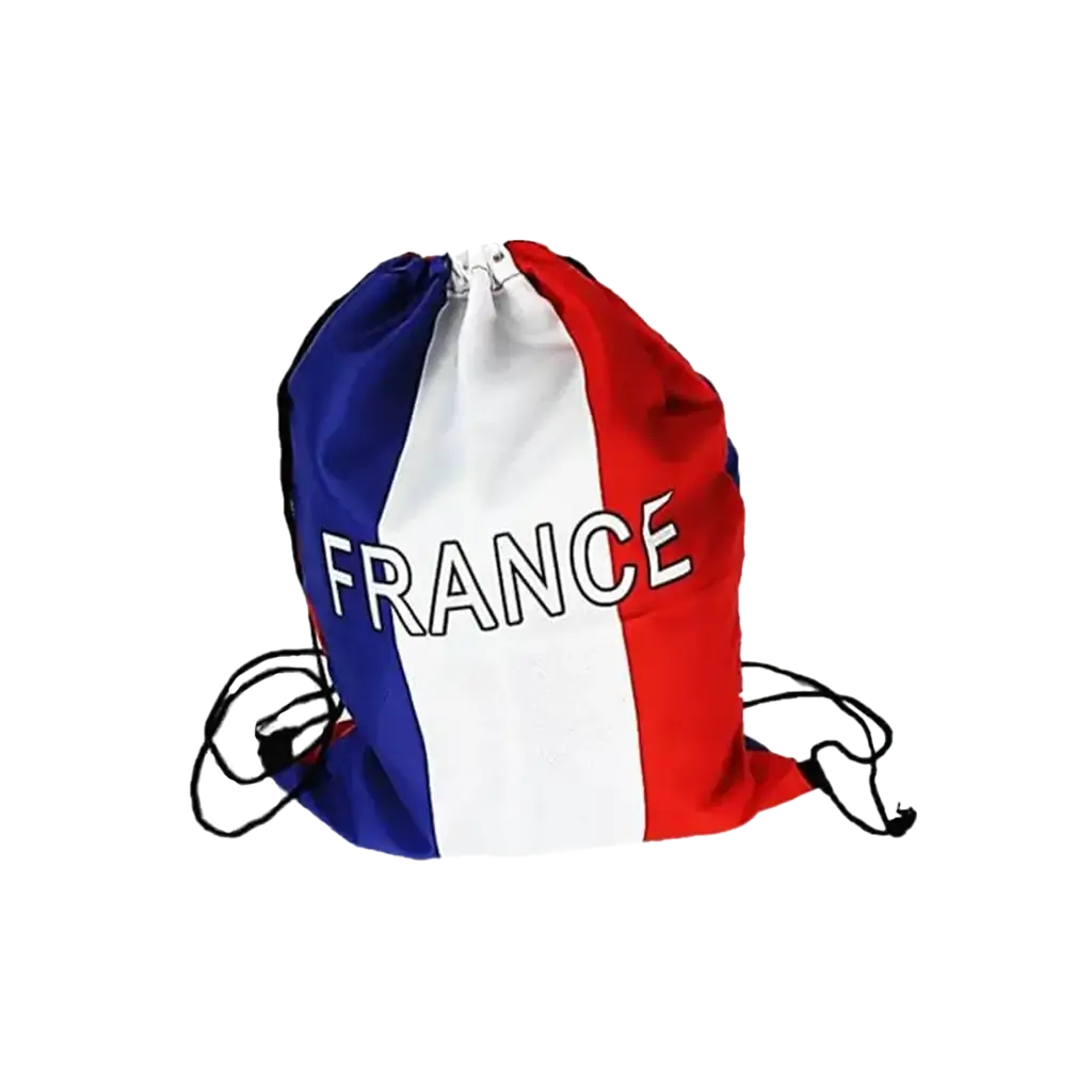 SAC SUPPORTER BLEU BLANC ROUGE - FRANCE - 42X31CM