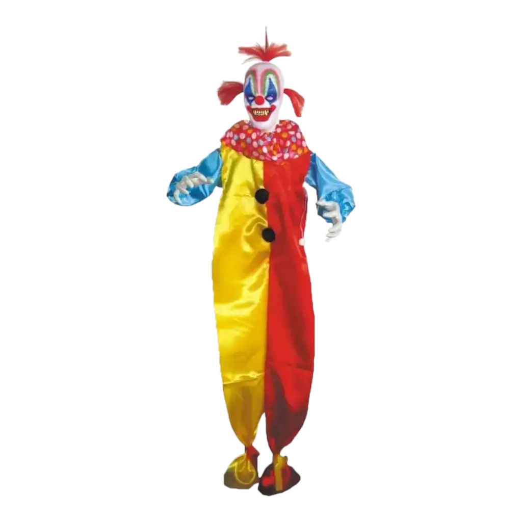 SUSPENSION CLOWN HORREUR TAILLE HUMAINE ANIMÉ - 153CM