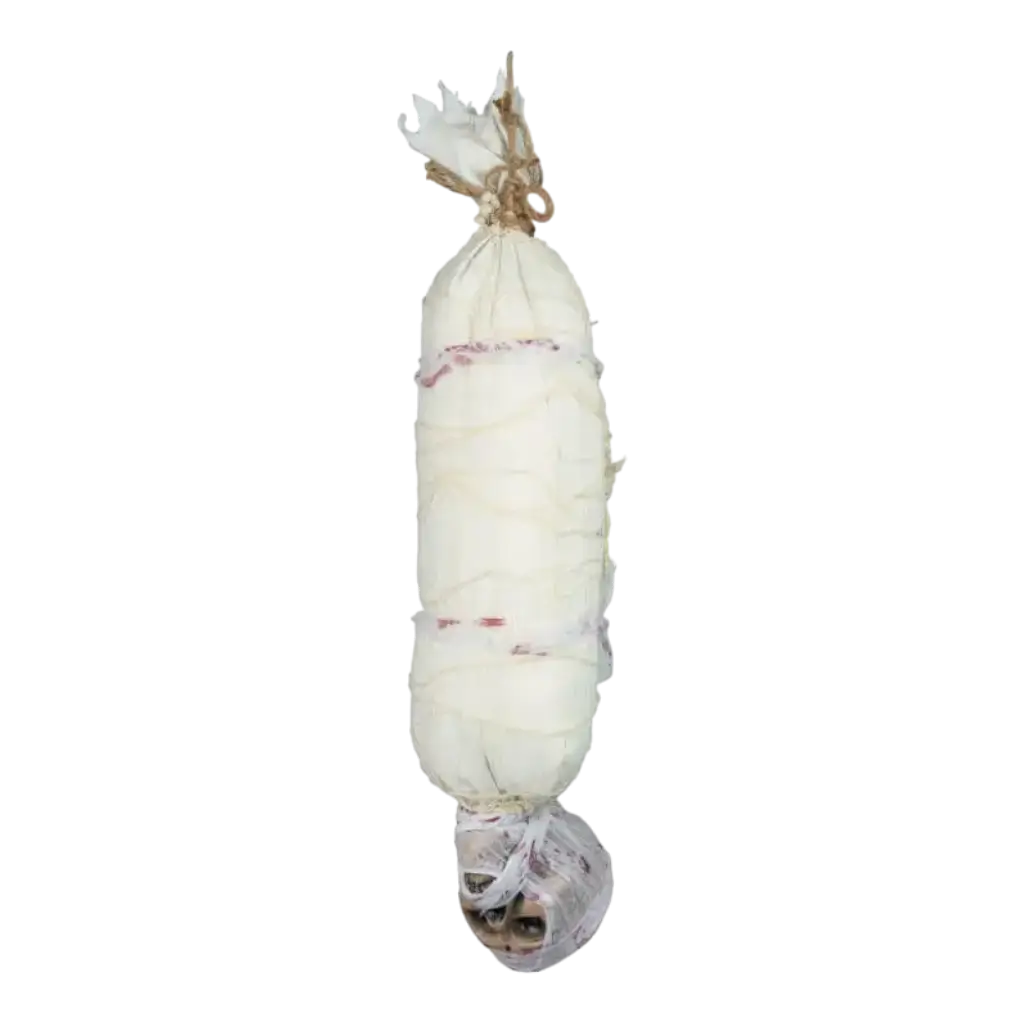 MOMIE SUSPENDUE SONORE &amp; ANIMÉE À ATTACHER - 90CM