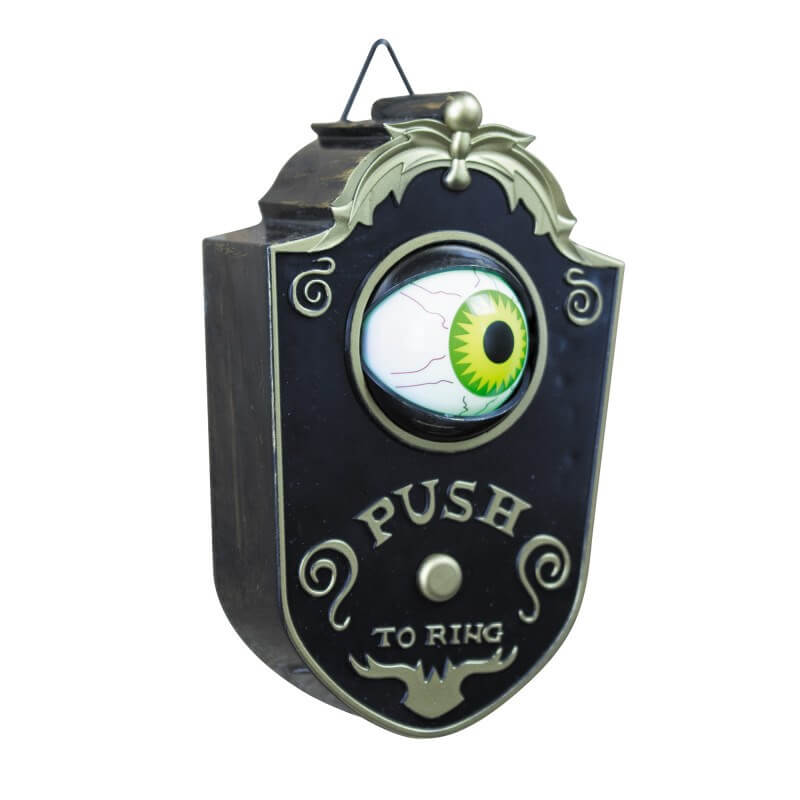 Sonnette Halloween Avec Capteur De Mouvement – Lumière Animée, Décoration Extérieure