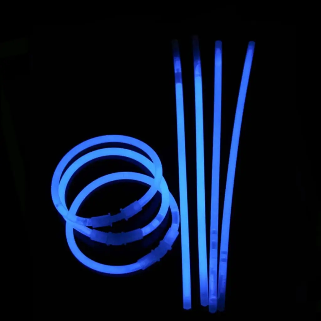 Bracelet Fluo Bleu - Lot de 100