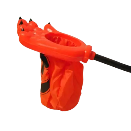 Bâton sac à bonbons patte de diable ORANGE