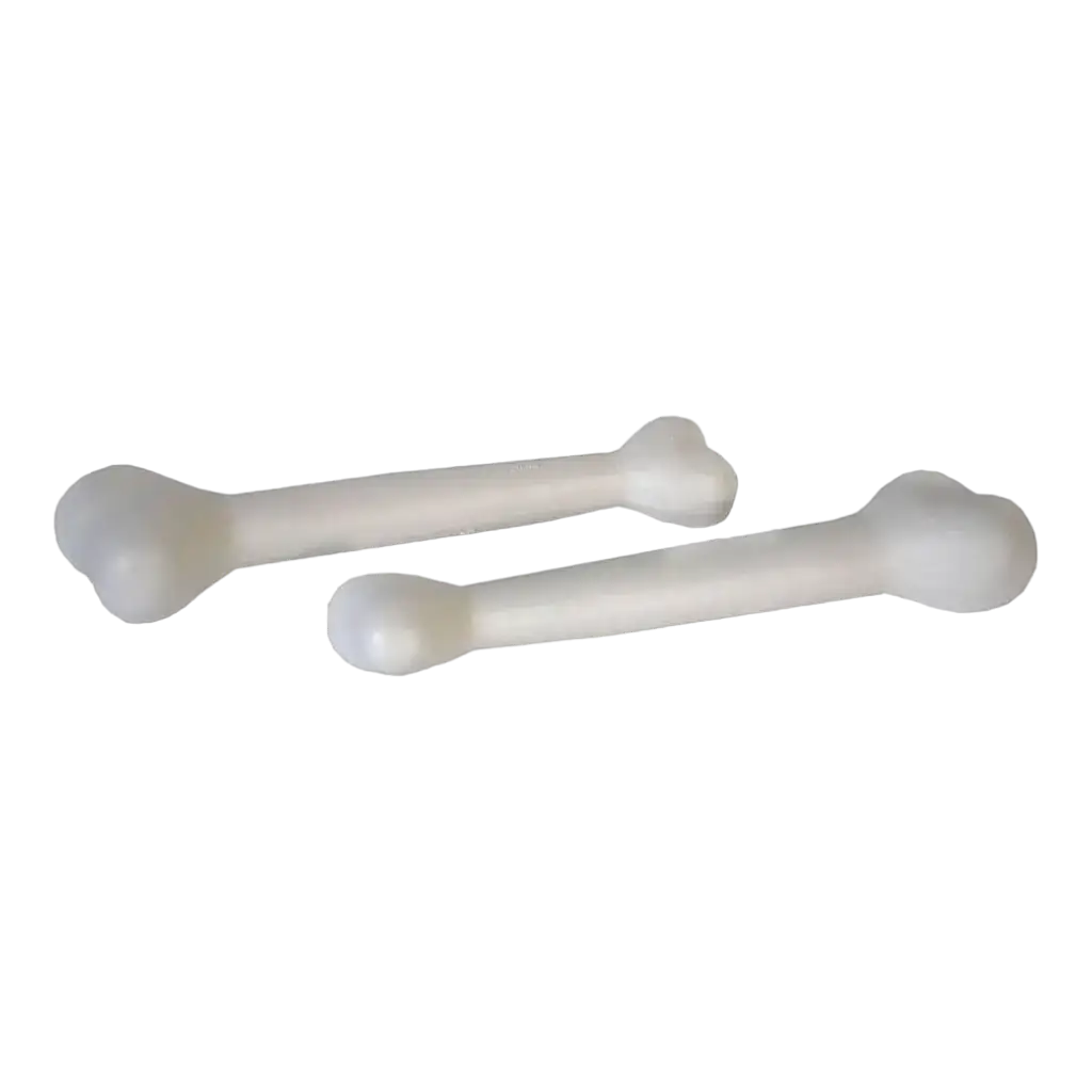 Paire d&#39;os en plastique 22cm