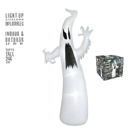 Fantôme gonflable et lumineux LED 244cm
