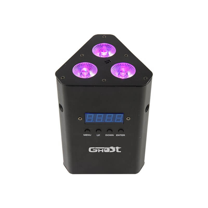 PROJECTEUR LED SUR BATTERIE - BATLY  3x4W RGBW