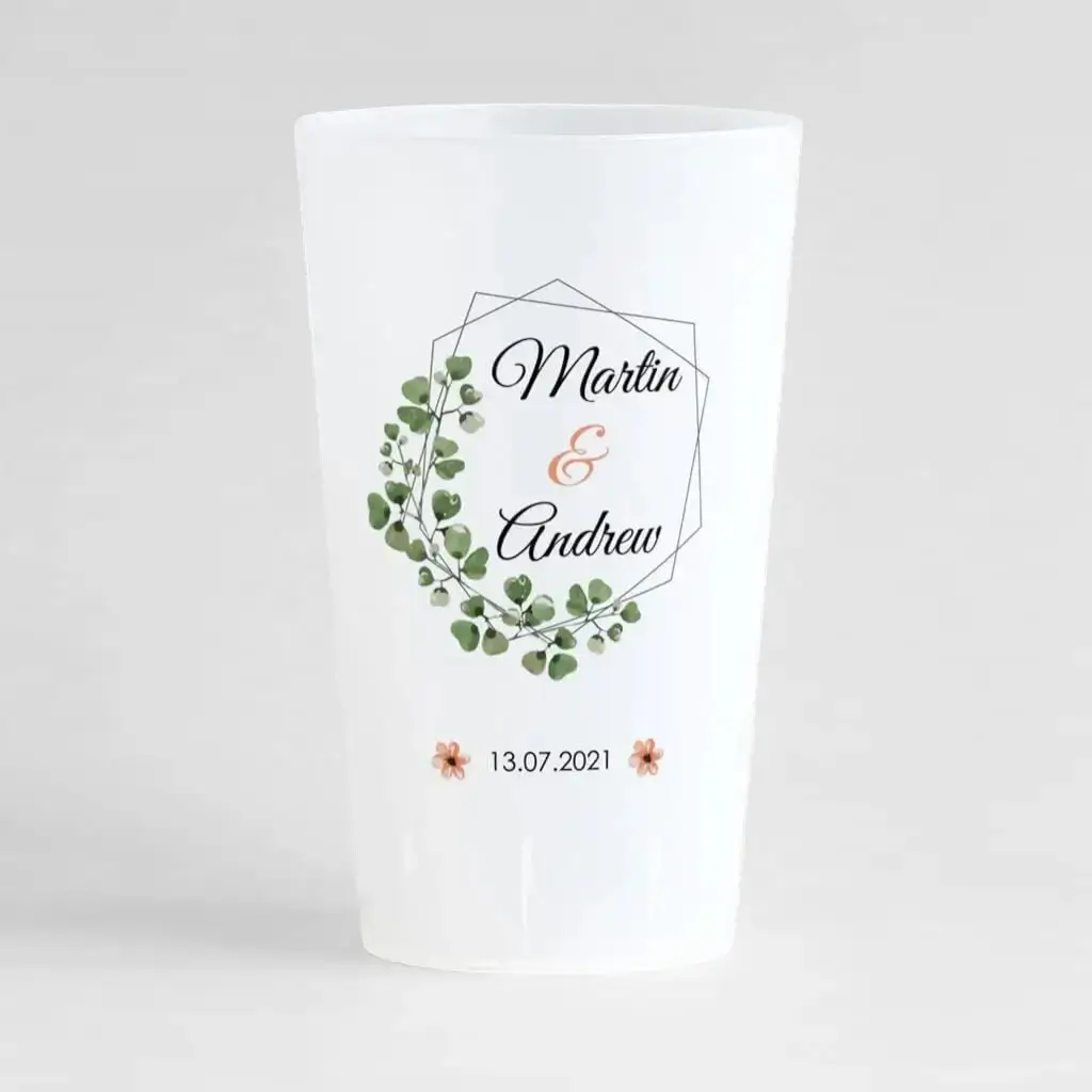 Gobelet Ecocup 50cl utile (60cl ras bord) Réutilisable - Type Pinte, Mojito, Smoothie