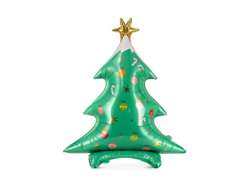 Ballon Sapin Noël Vert - Mylar - 78x94cm