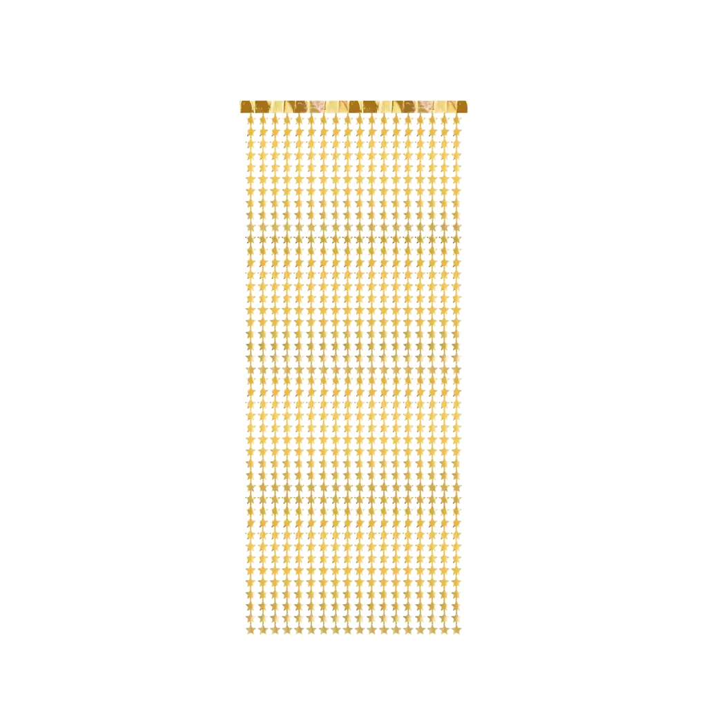 Rideau étoilé en Or - 100x245cm