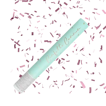Canons Confettis 40cm Or Rose