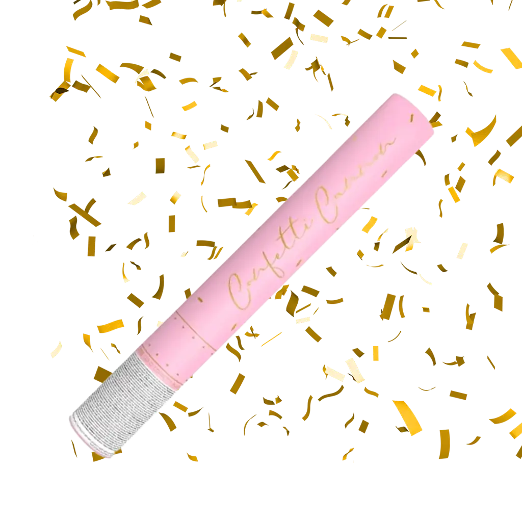Canons Confettis 40cm Or