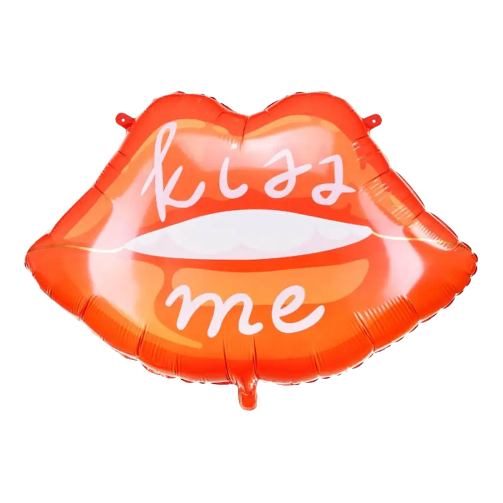 Ballon en Aluminium - Lèvres Rouges Kiss Me -  86.5x65 cm