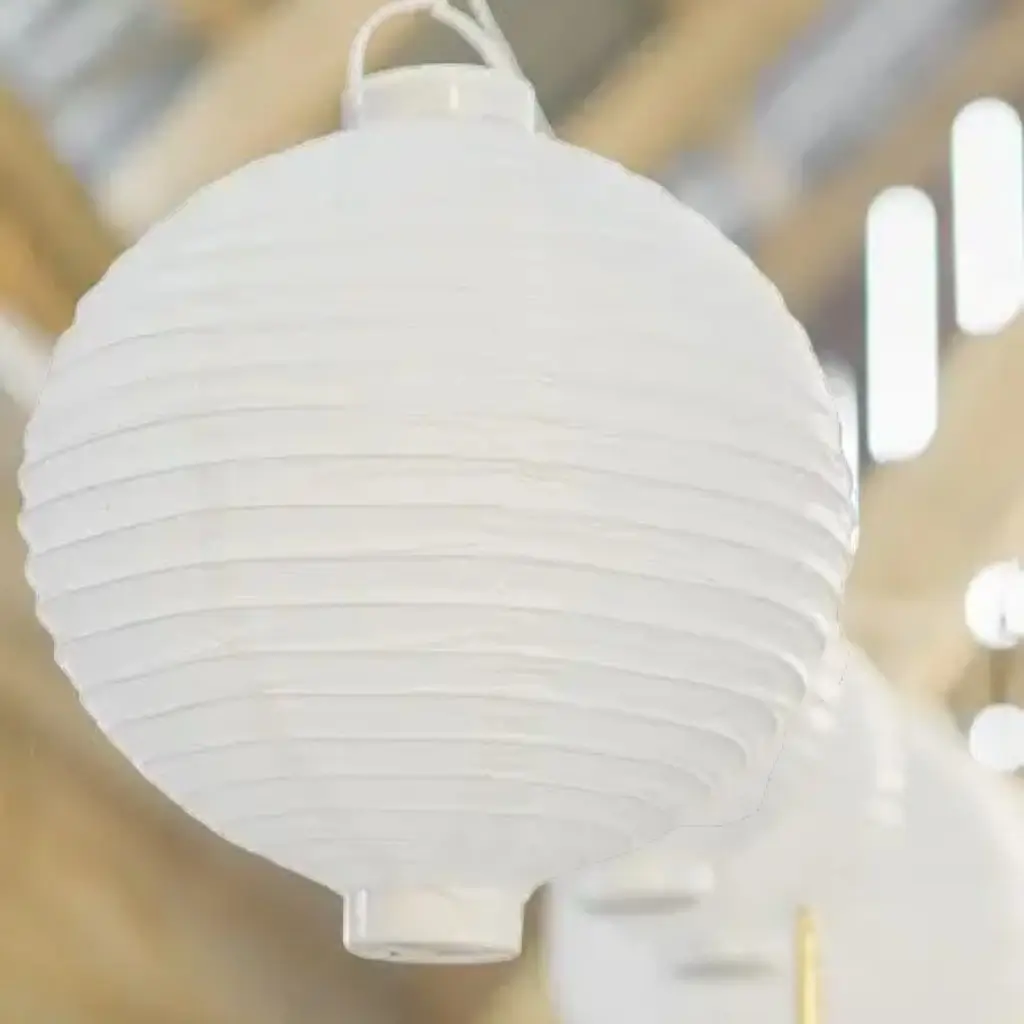 Lampion LED Blanc 30cm 