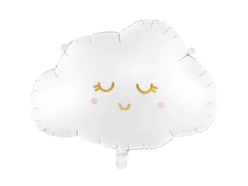 Ballon Mylar effet Givré - Nuage blanc - 51x35,5cm