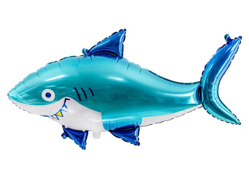 Ballon Requin - Mylar Brillant - 102x62 cm