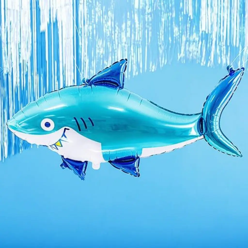 Ballon Requin - Mylar Brillant - 102x62 cm