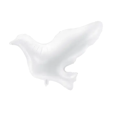 Ballon Colombe Blanche - Mylar - 81.5x87cm
