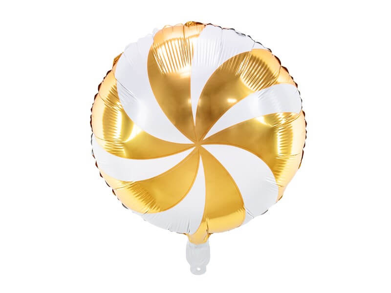 Ballon "Candy" Métallisé - Aluminium - Or - 35cm