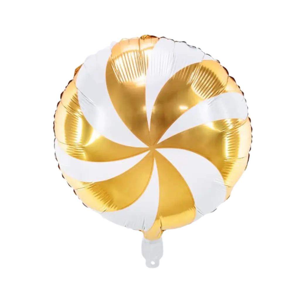 Ballon Candy Métallisé - Aluminium - Or - 35cm