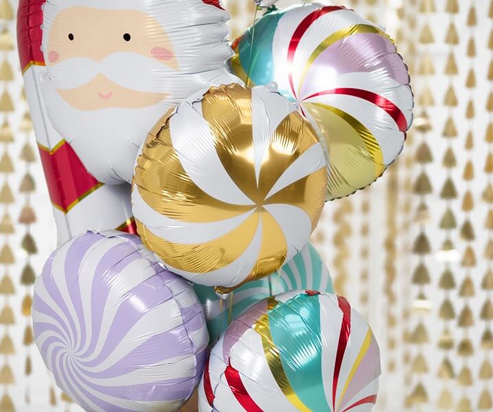 Ballon "Candy" Métallisé - Aluminium - Or - 35cm