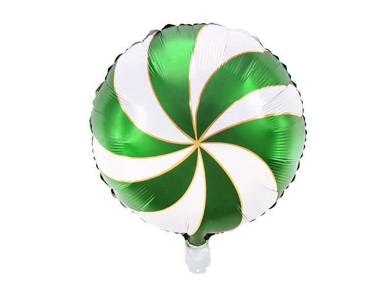 Ballon "Candy" Métallisé - Aluminium - Vert - 35cm