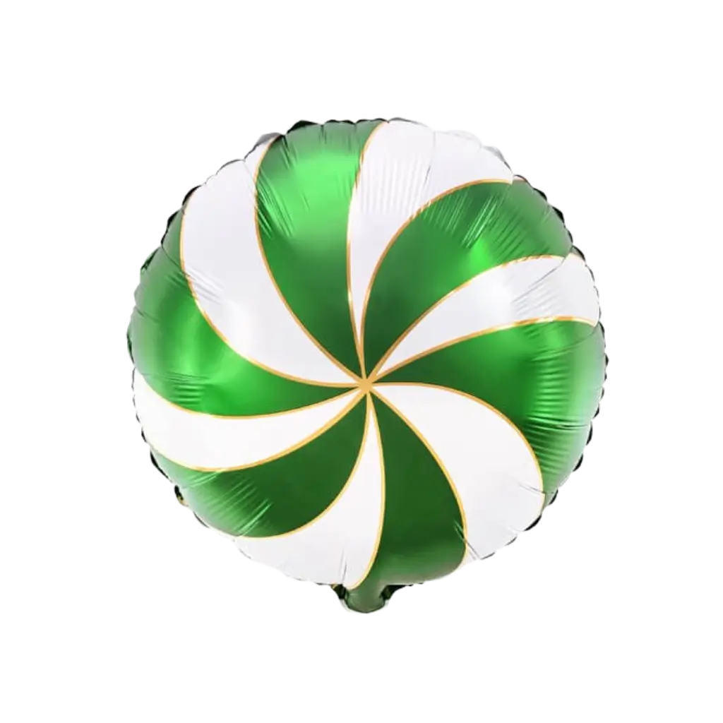 Ballon "Candy" Métallisé - Aluminium - Vert - 35cm