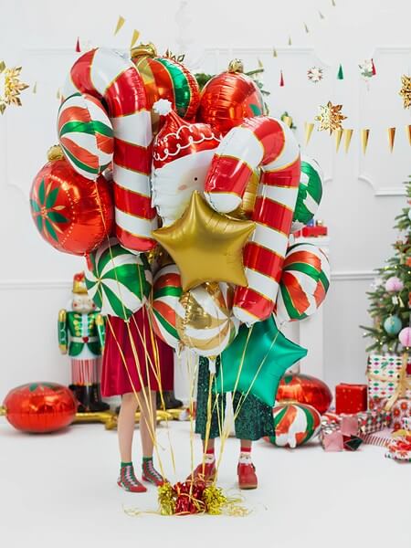 Ballon "Candy" Métallisé - Aluminium - Vert - 35cm