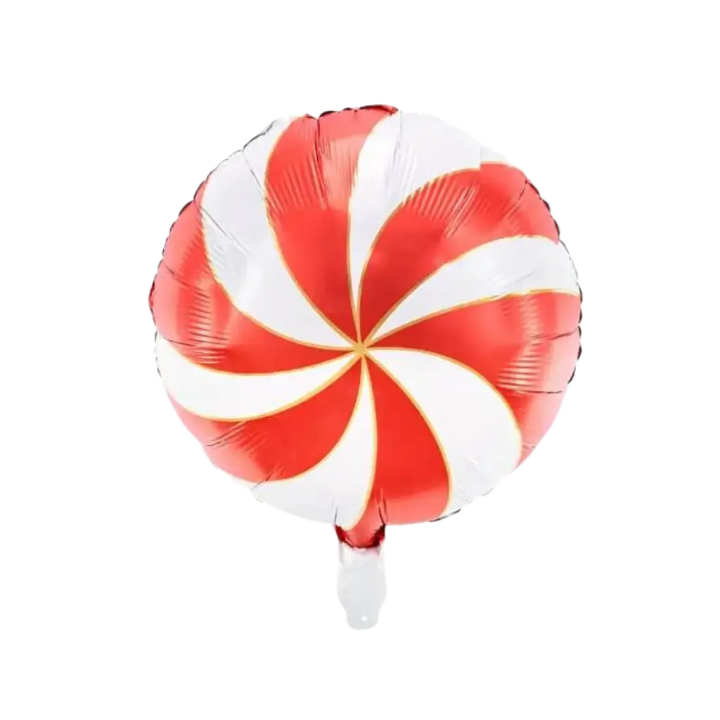Ballon "Candy" Métallisé - Aluminium - Rouge - 35cm