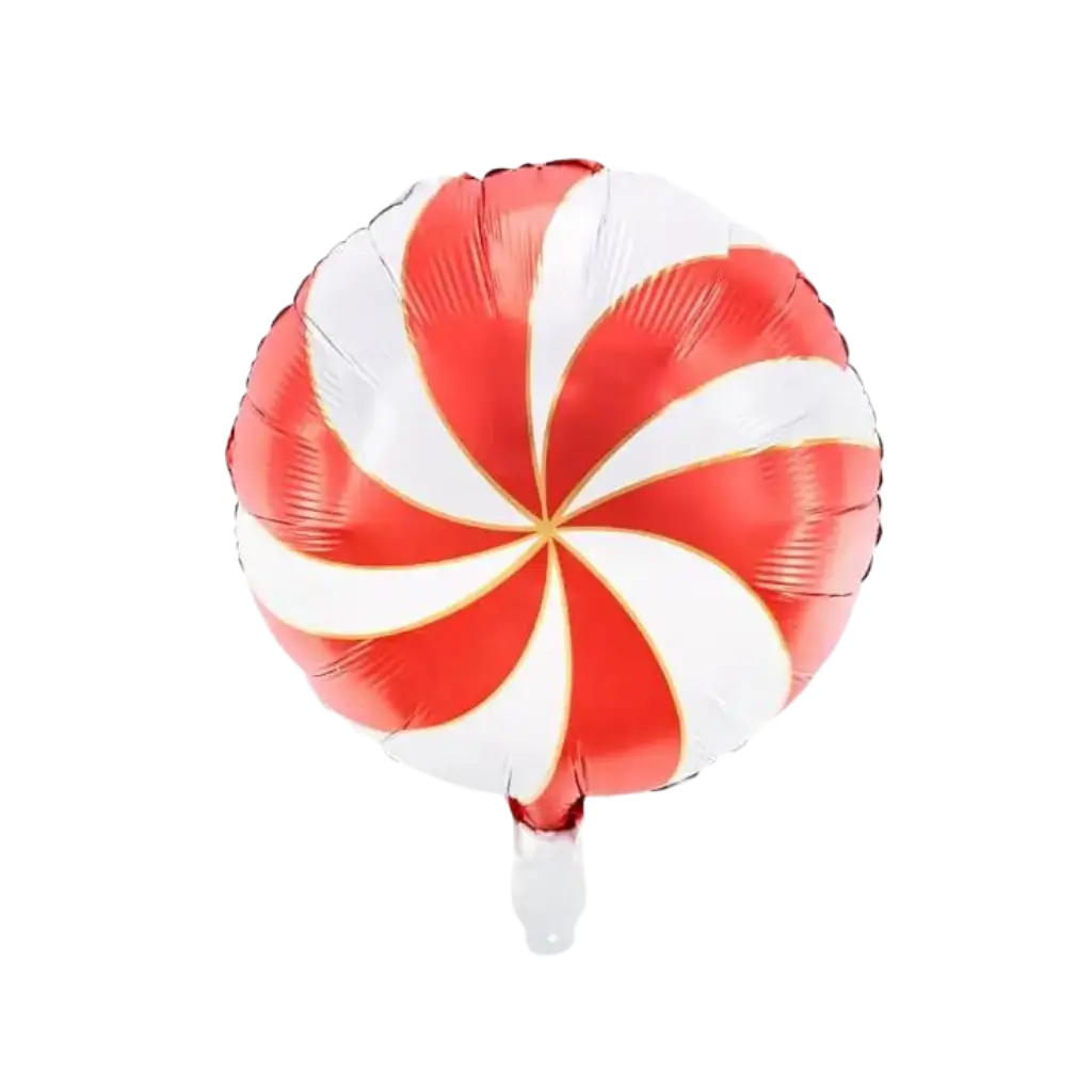 Ballon Candy Métallisé - Aluminium - Rouge - 35cm