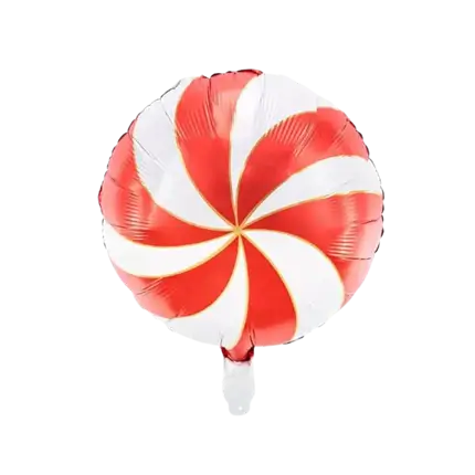 Ballon Candy Métallisé - Aluminium - Rouge - 35cm