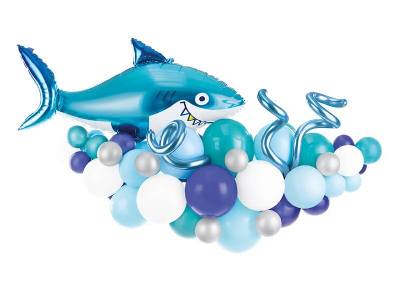 Bouquet de Ballons Géant Requin - À CONSTRUIRE - 150x95cm