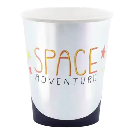 Lot de 6 Gobelets - Space Party - 200ml
