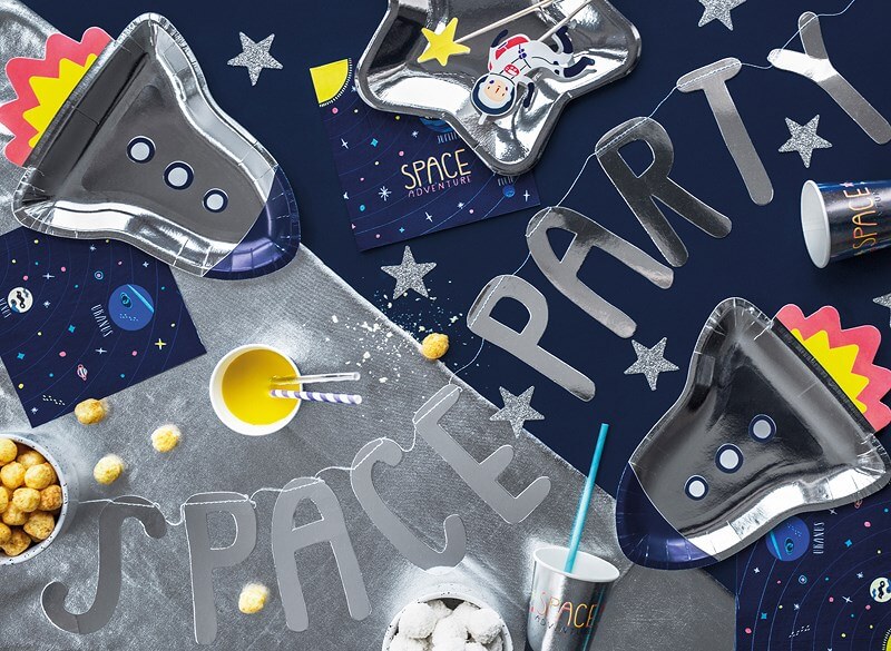 Lot de 20 Serviettes - Space Party - 33x33cm