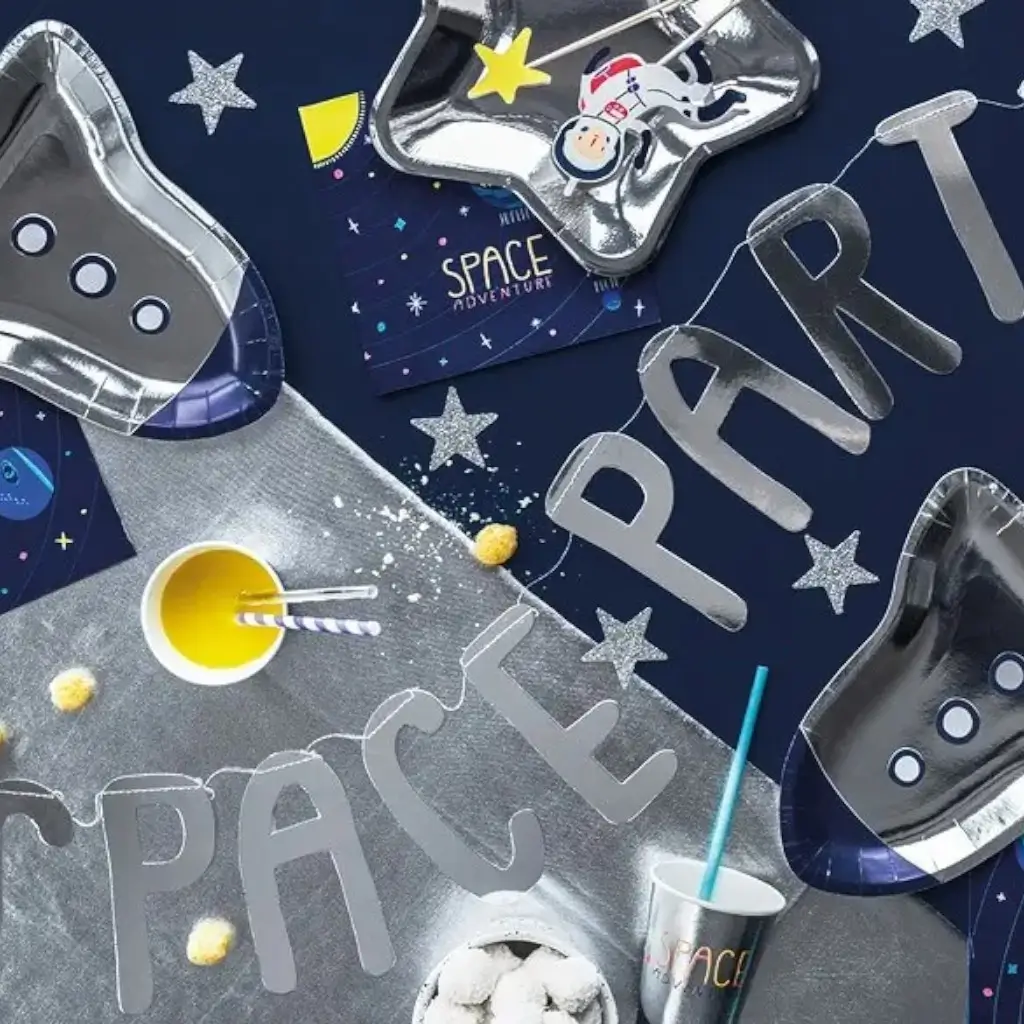 Lot de 20 Serviettes - Space Party - 33x33cm