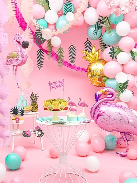 Décoration Gâteau "Flamants Roses" 