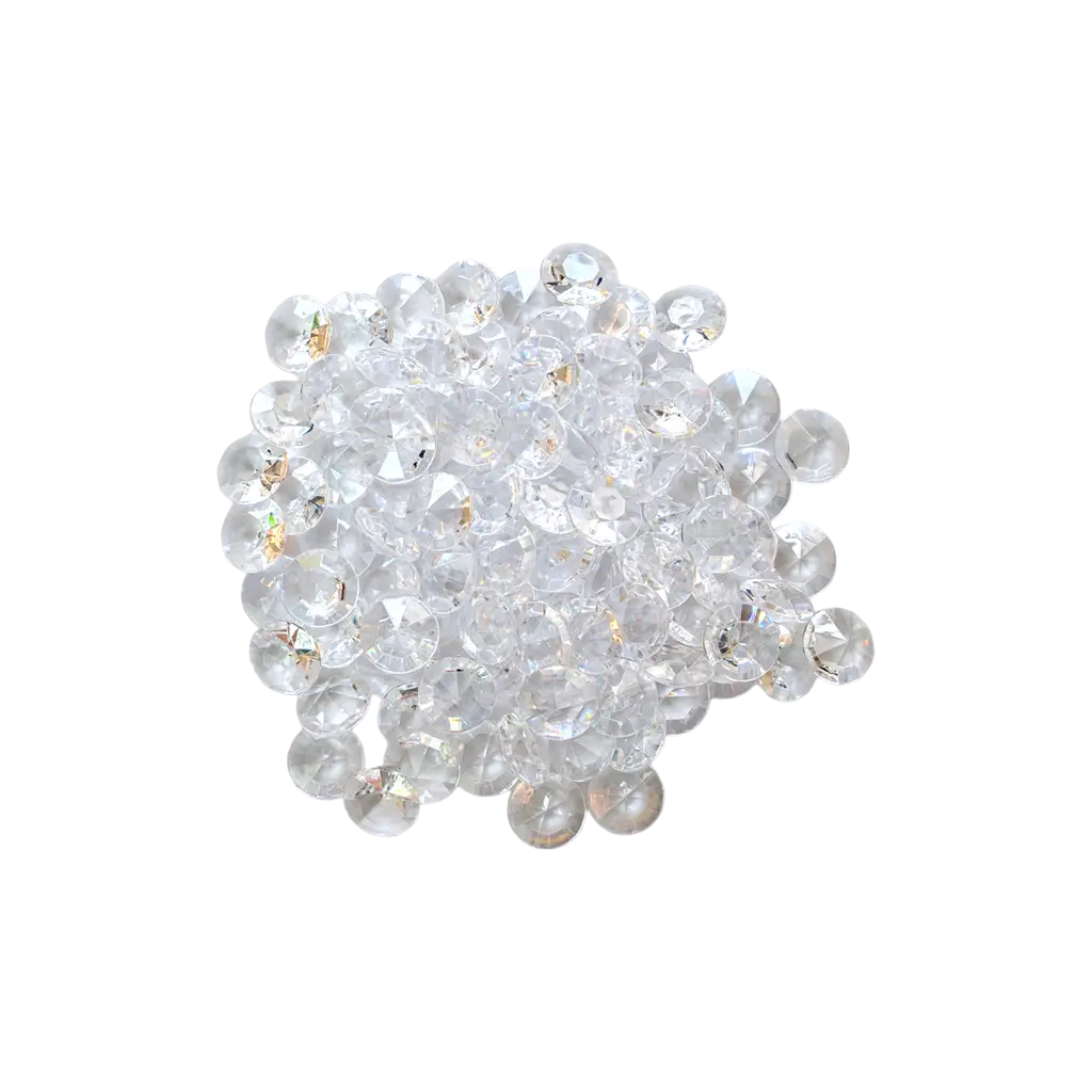 Confettis Diamantés - Transparent - 20mm - Lot de 10