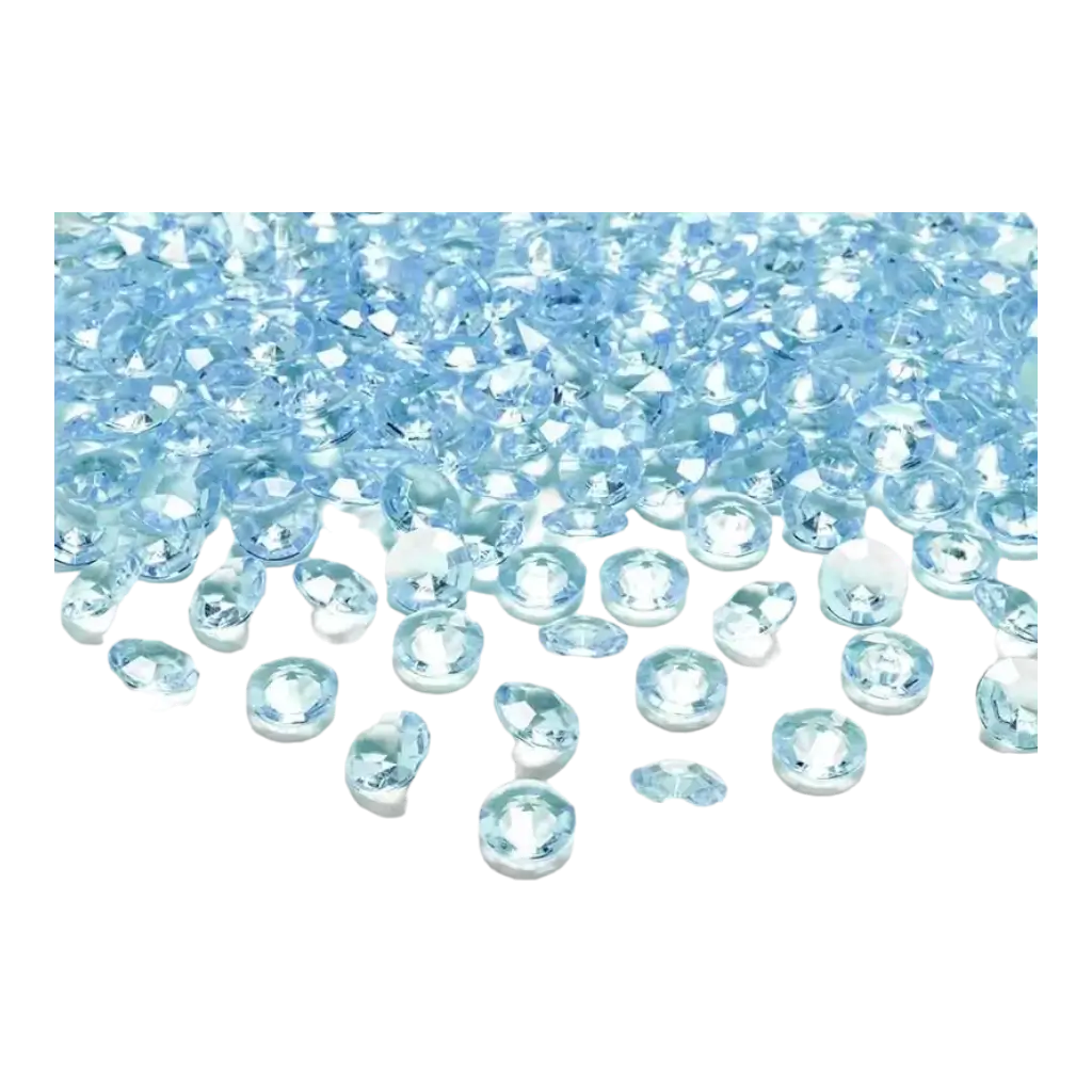 Confettis Diamantés - Turquoise - (lot de 100) 