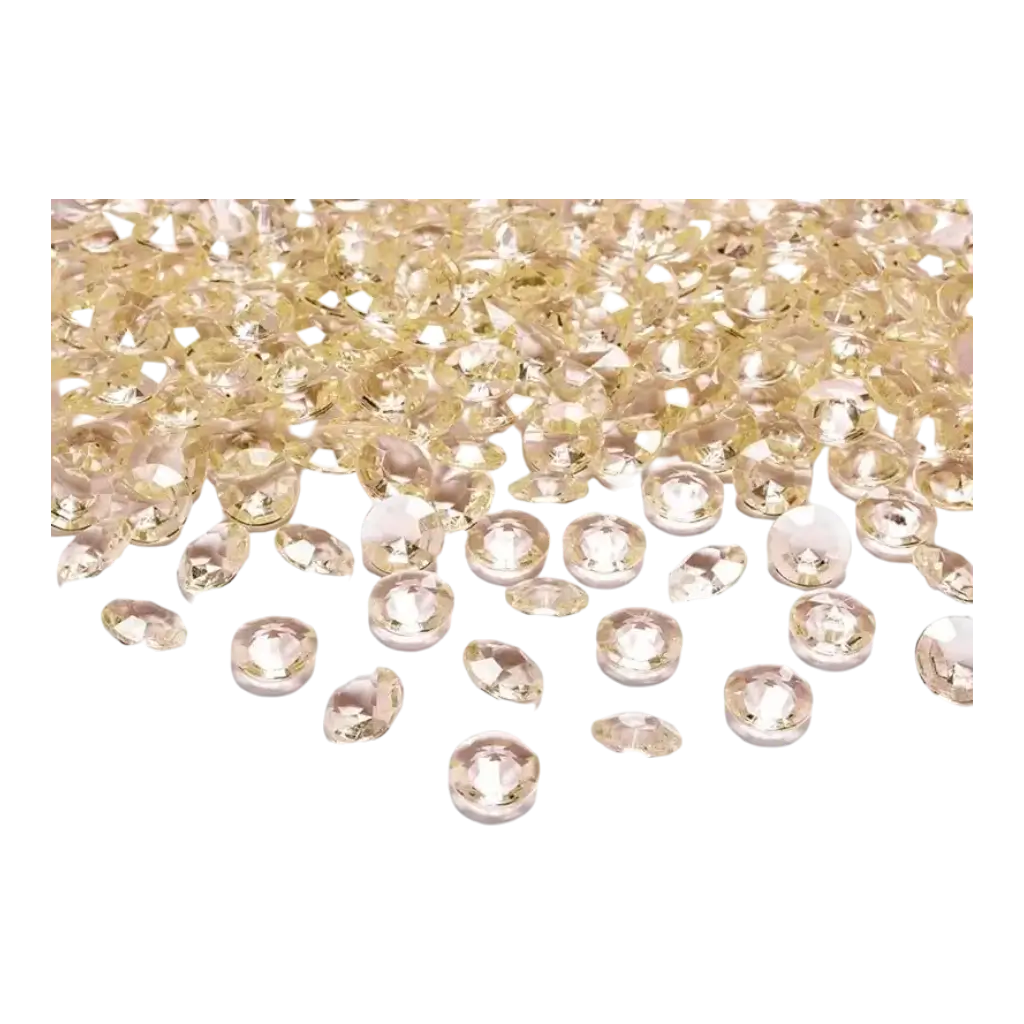 Confettis Diamantés - Or - (lot de 100) 