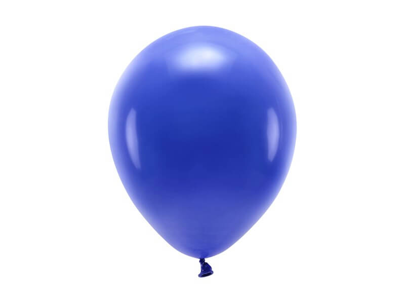Lot de 10 Ballons de Baudruche Biodégradable Bleus Marine