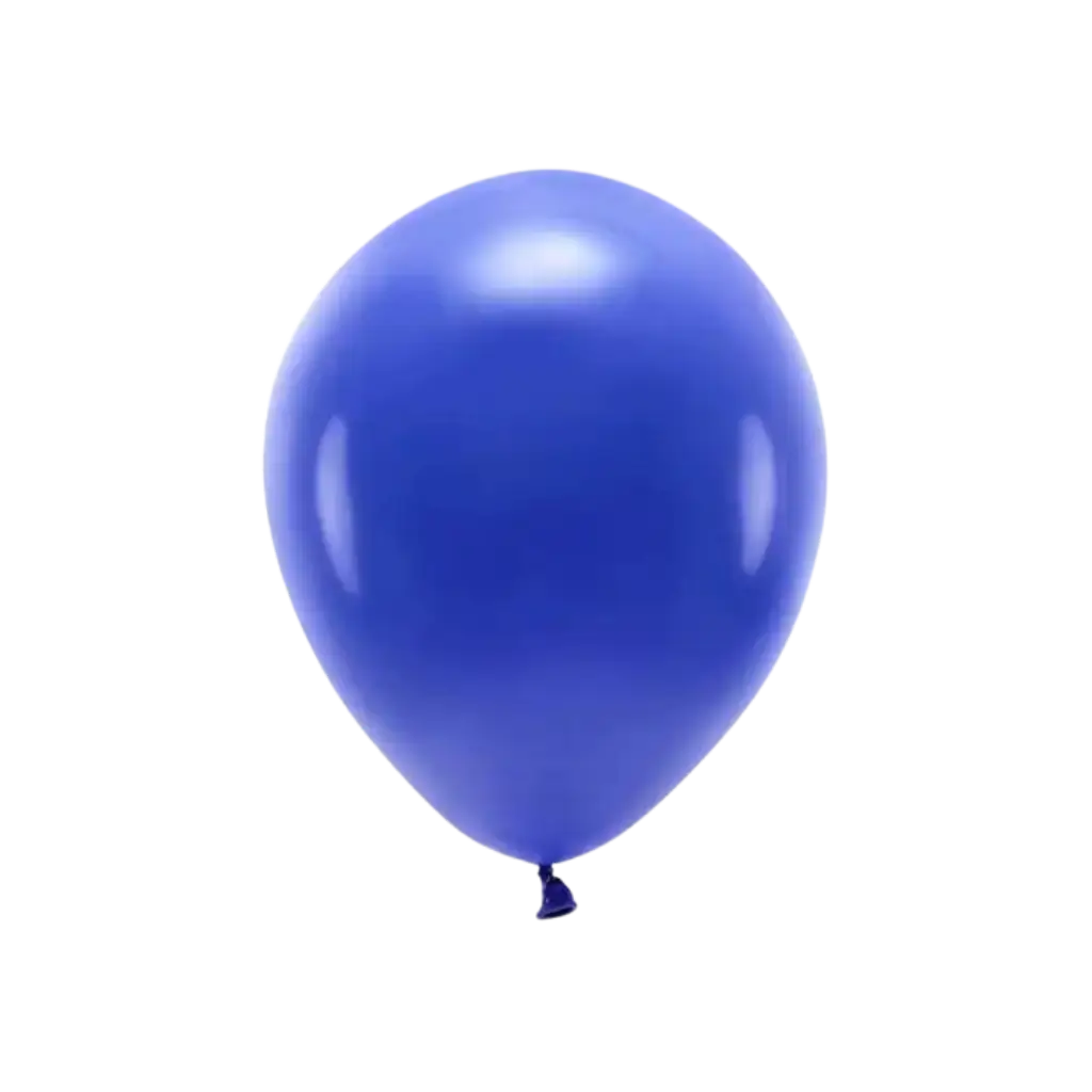 Lot de 10 Ballons de Baudruche Biodégradable Bleus Marine
